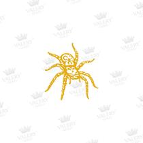 Наклейка паук в позолоченной стали