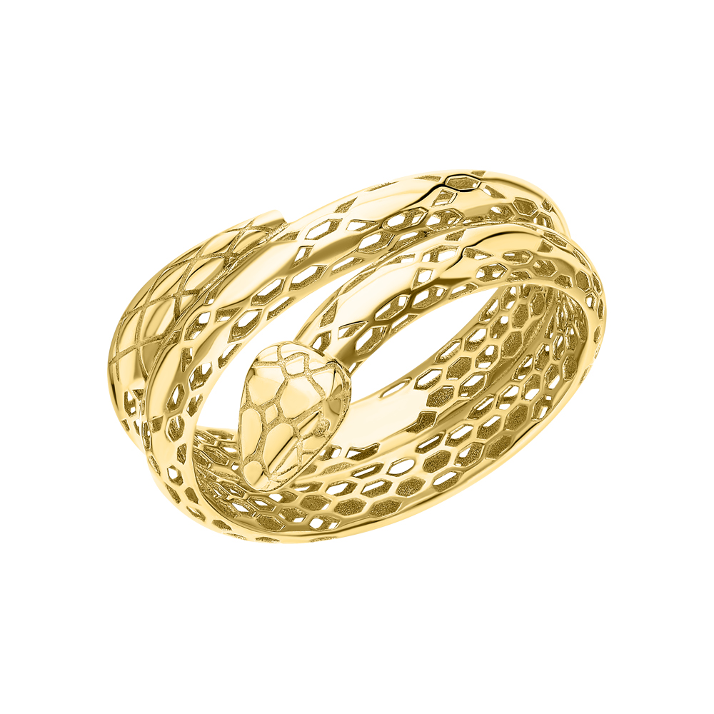 Кольцо в желтом золоте